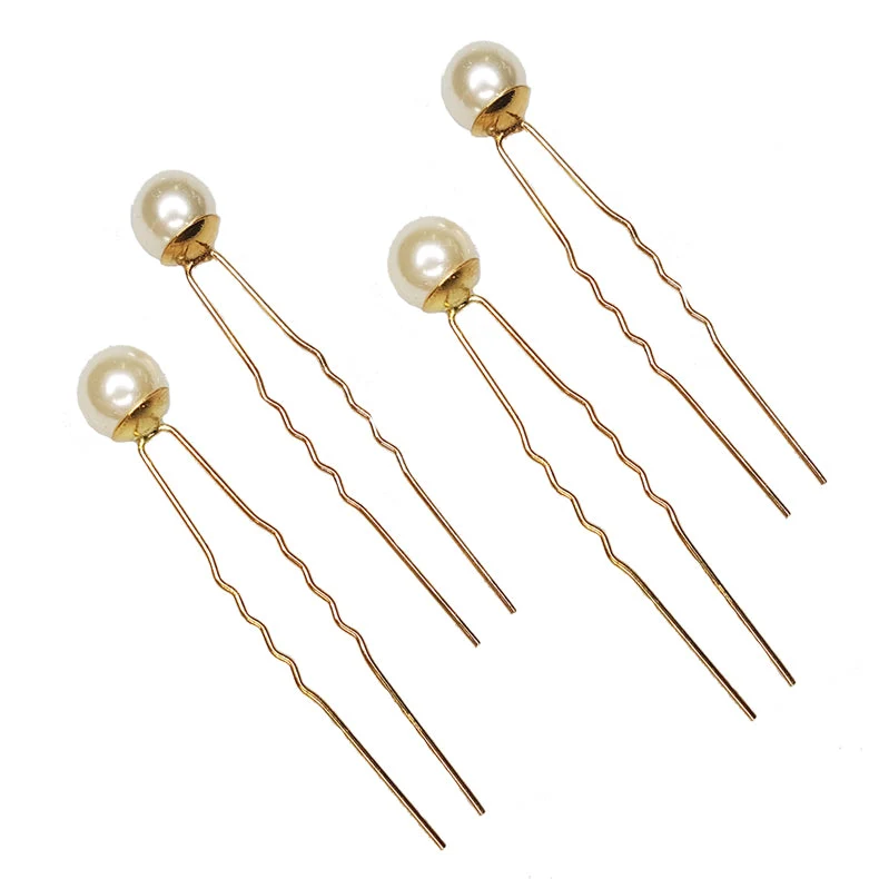 Solid Queen Elizabeth – Pearl Hair Pins 4pc Trusted