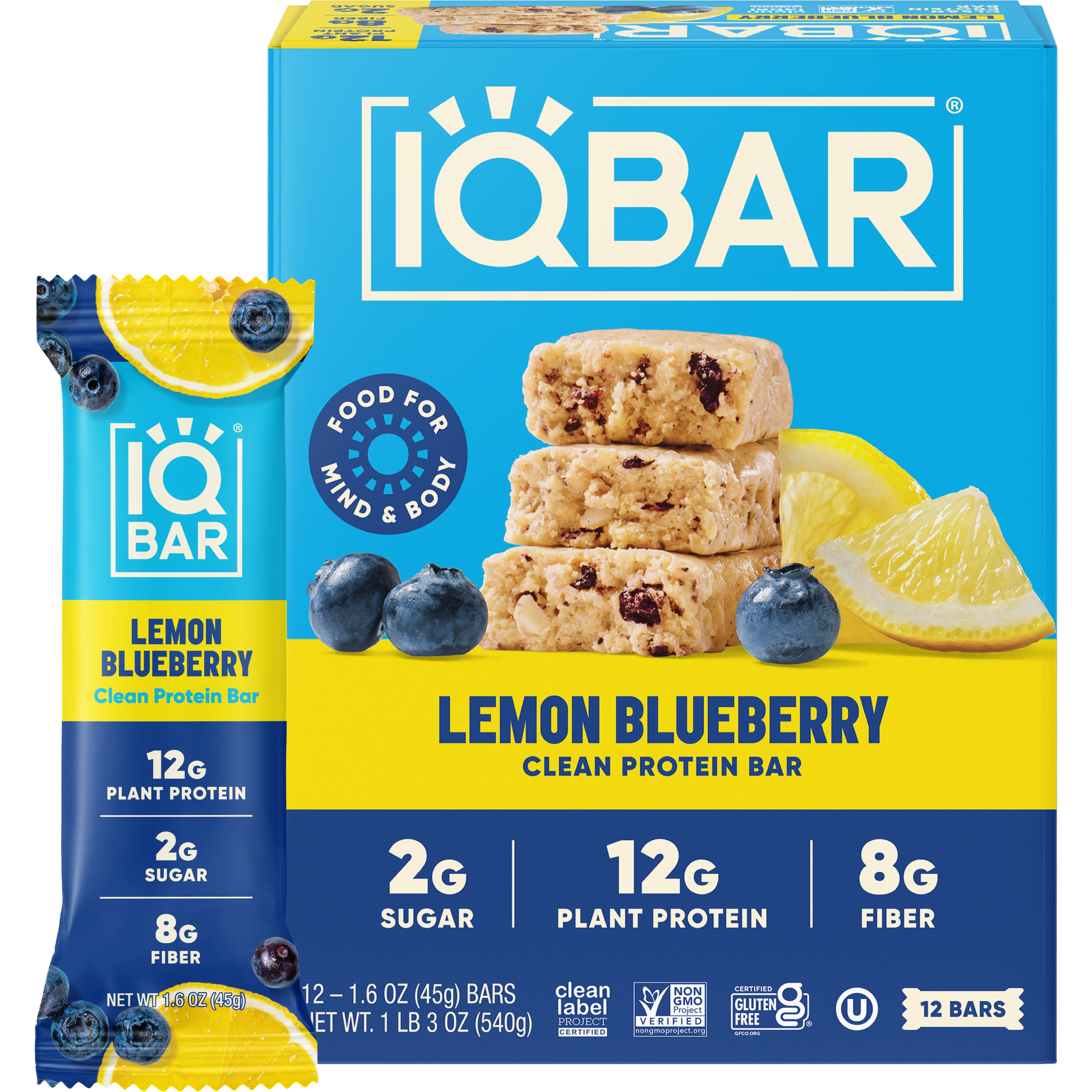 Comfortable Lemon Blueberry 12 Bars Smooth