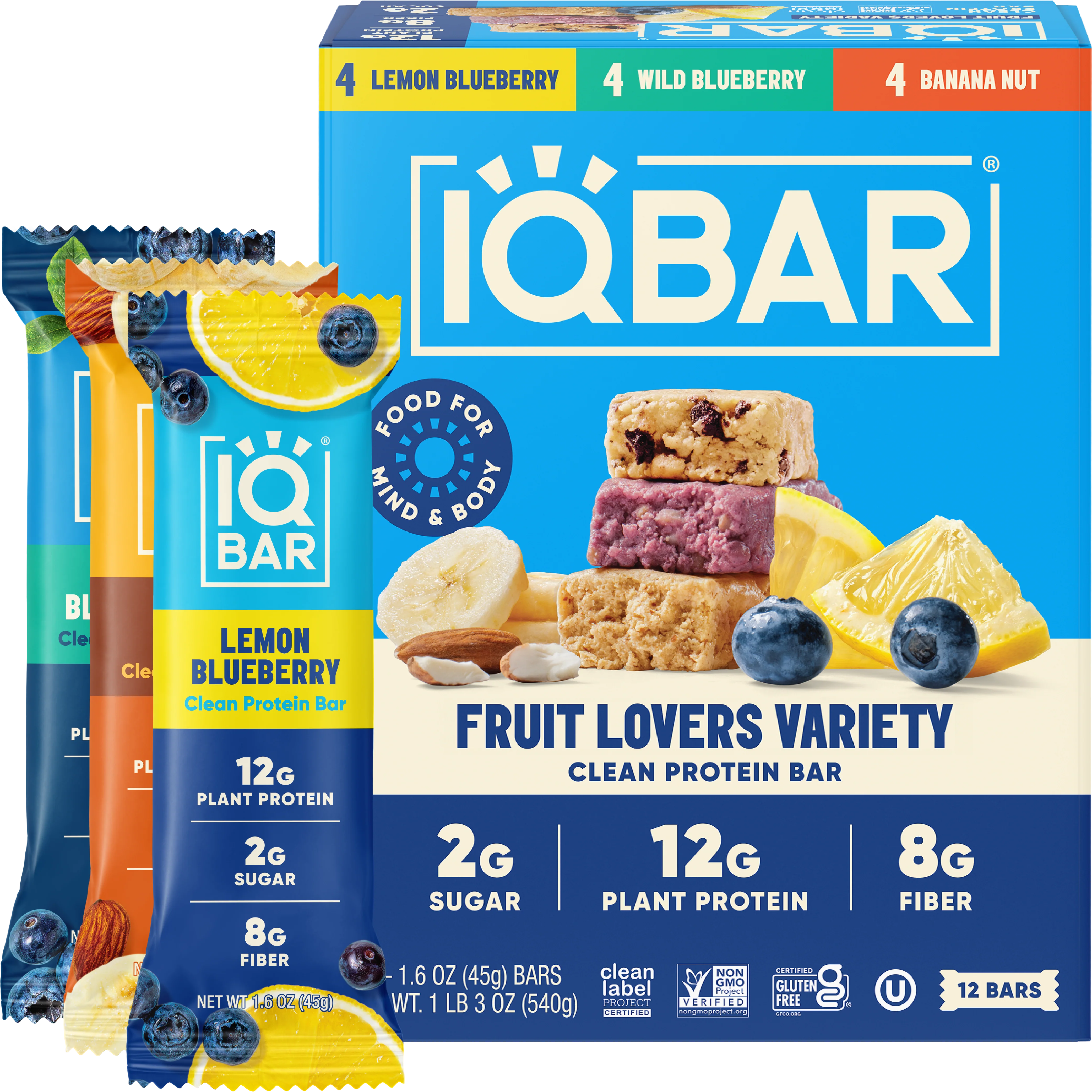 Functional Fruit Lovers Variety 12 Bars Selected