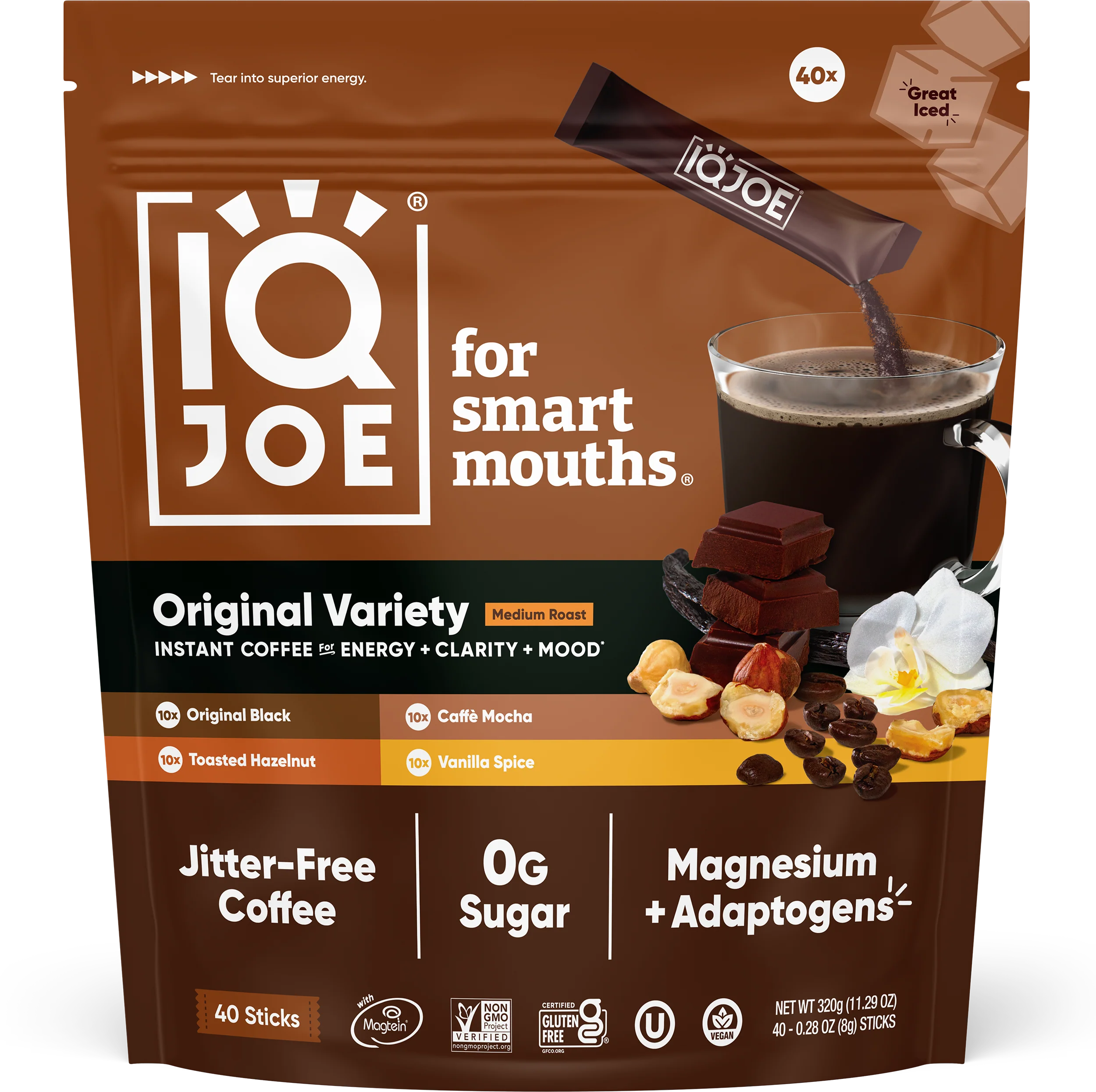 World-Class IQJOE Variety 40 Sticks Original