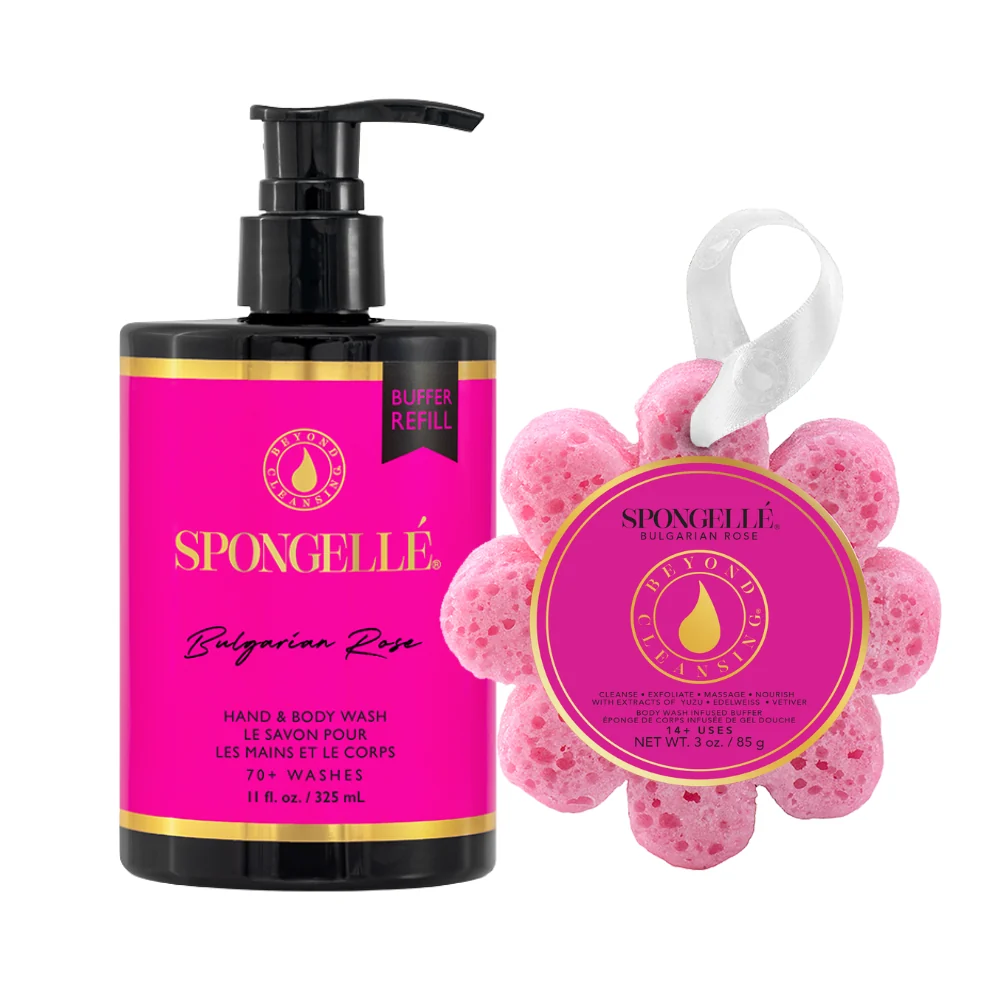 Refined Bulgarian Rose Wild Flower Body Wash Refill Set Original