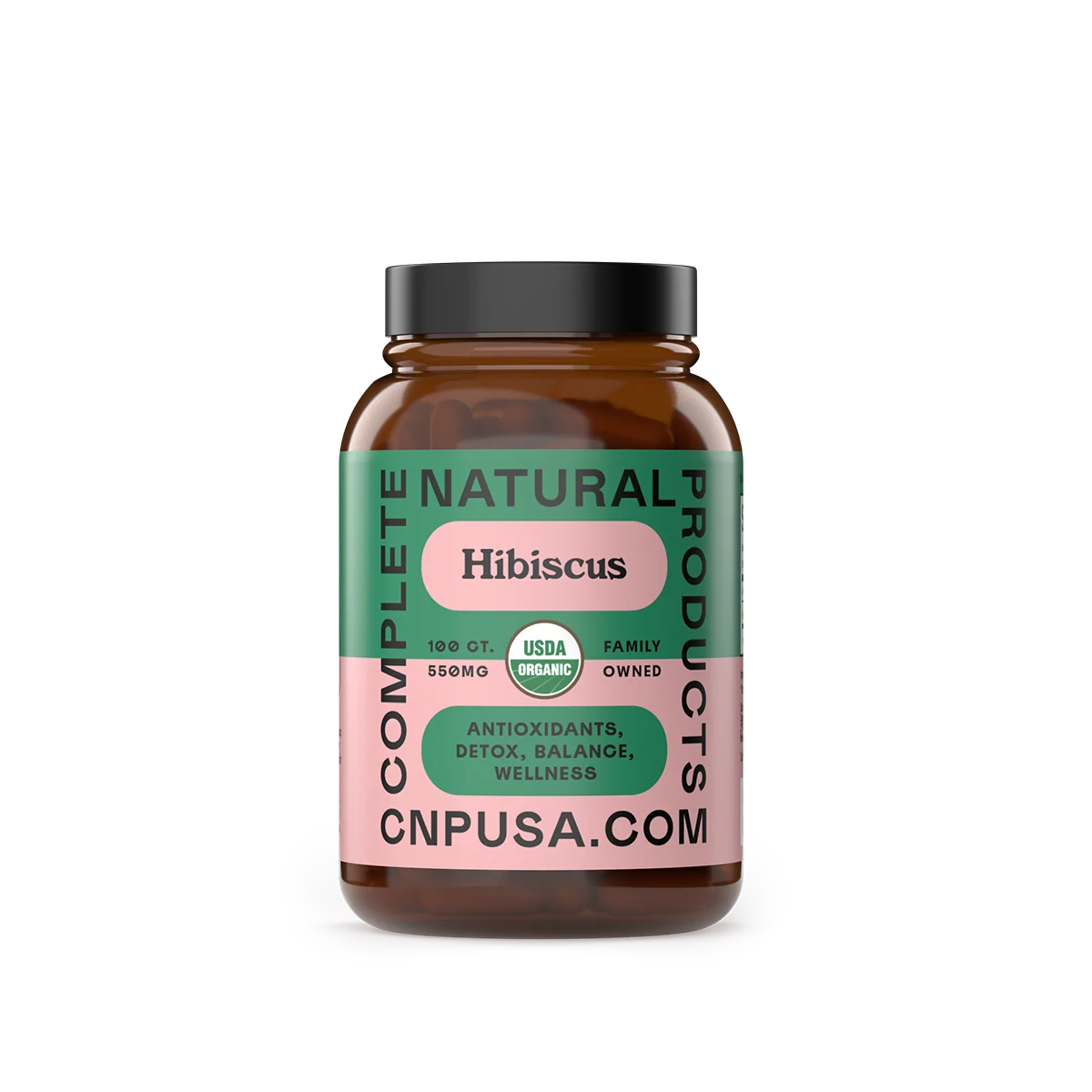 Premium Organic Hibiscus Capsules Natural