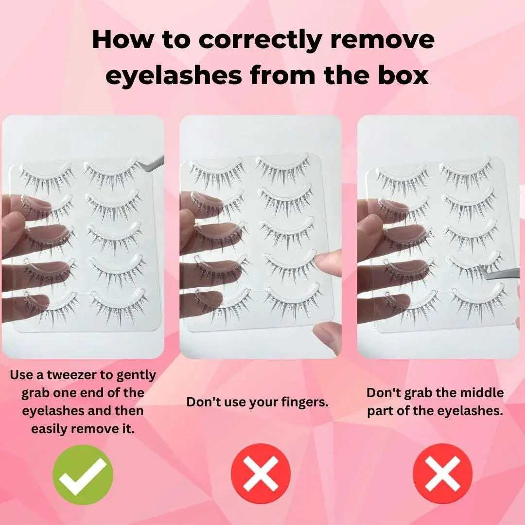 Genuine The Manhua Strip Lashes Bundle Premium