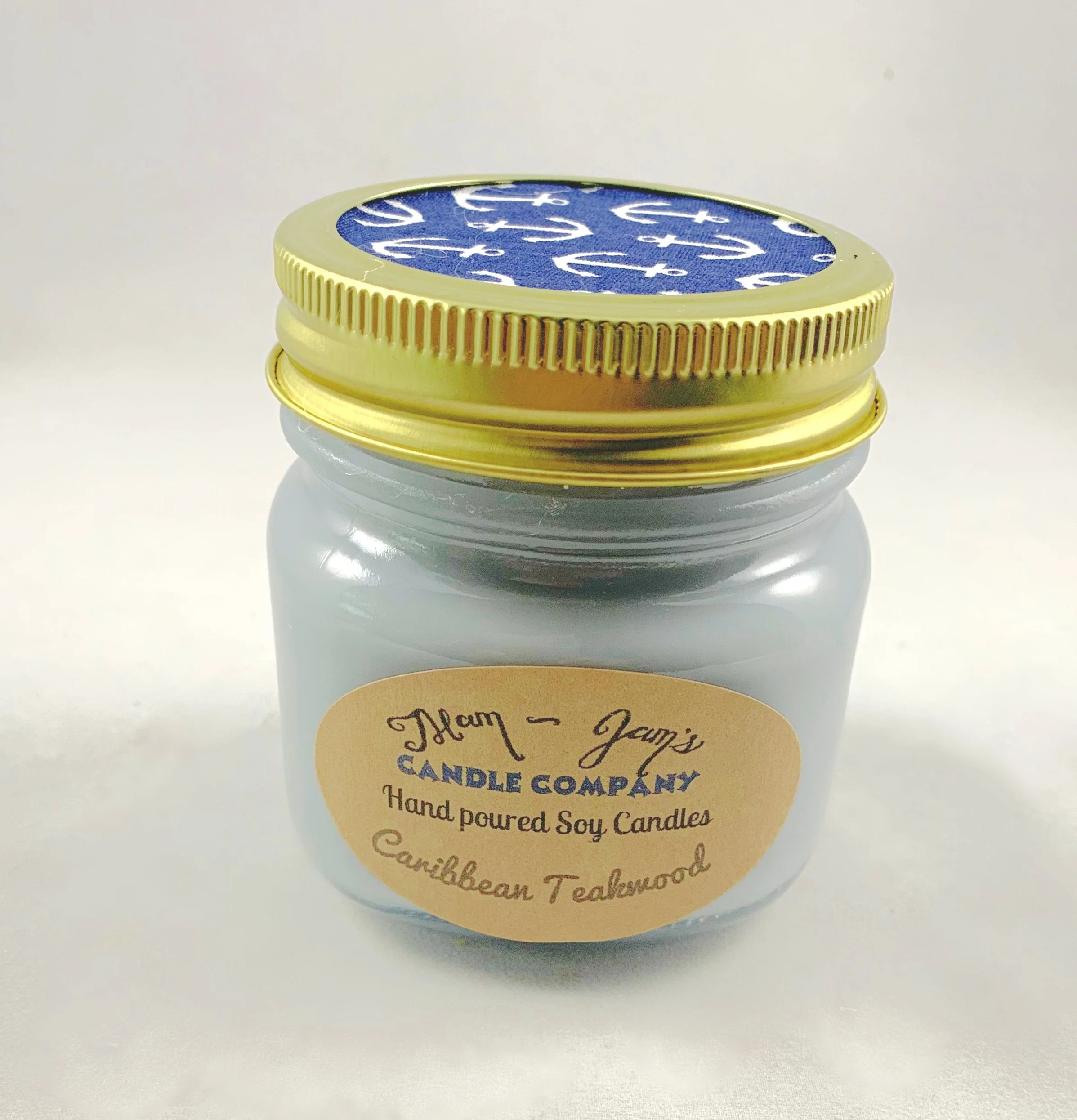 Outstanding Caribbean Teakwood Soy Candle – Warm Woodsy Scent Mam Jam s Premium