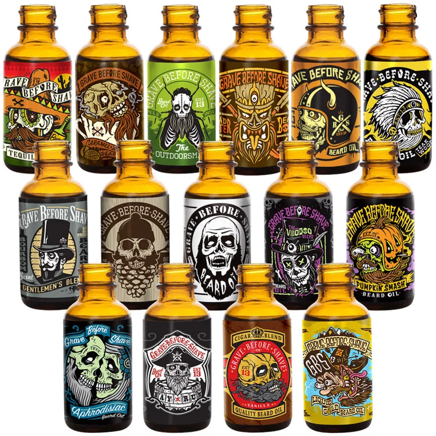 Crafted Grave Before Shave 1 oz. Beard Oils Expertly Made