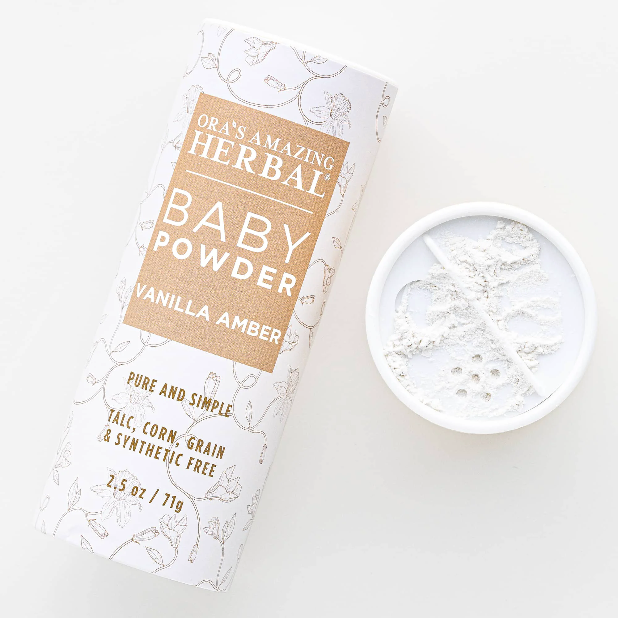 User-Friendly Talc Baby Powder Vanilla Amber High-Performance
