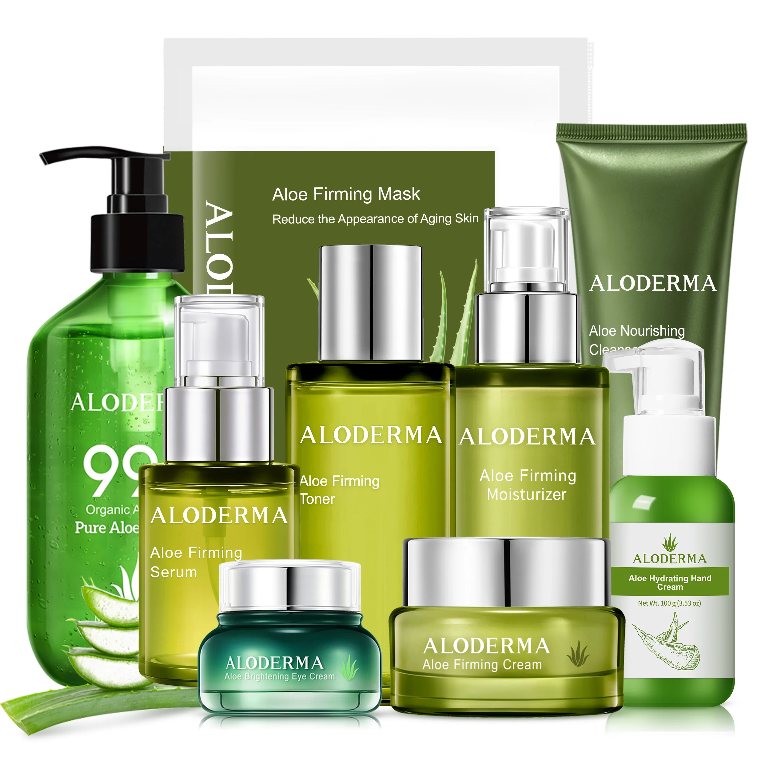 High-Performance Aloe Firming Rejuvenating Set Recyclable