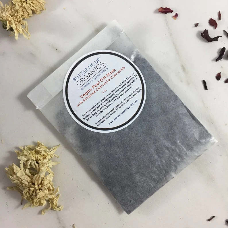 Unique VEGAN Activated Charcoal Peel-Off Mask Organic