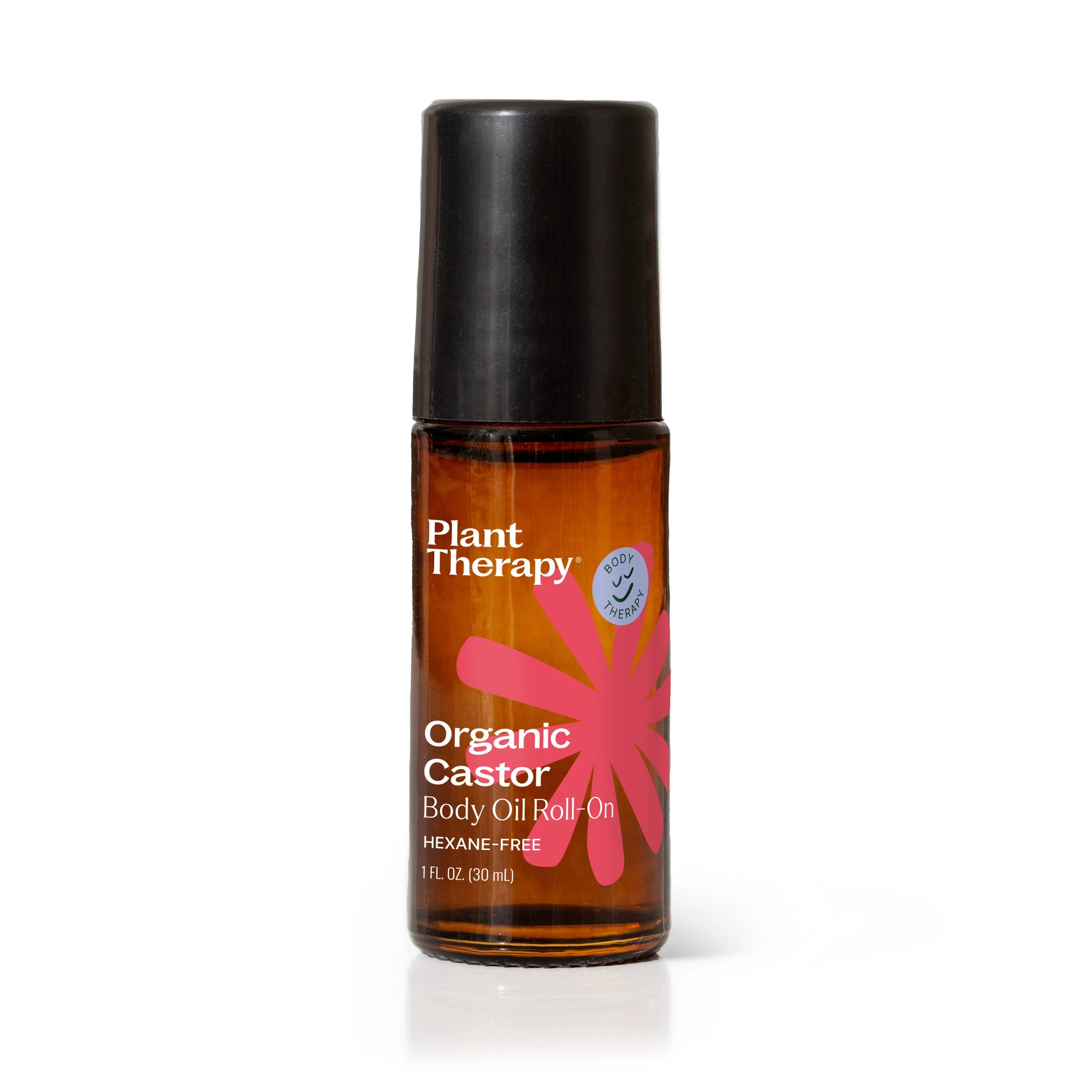 High-End Organic Castor Body Oil Roll-On Easy-to-Use