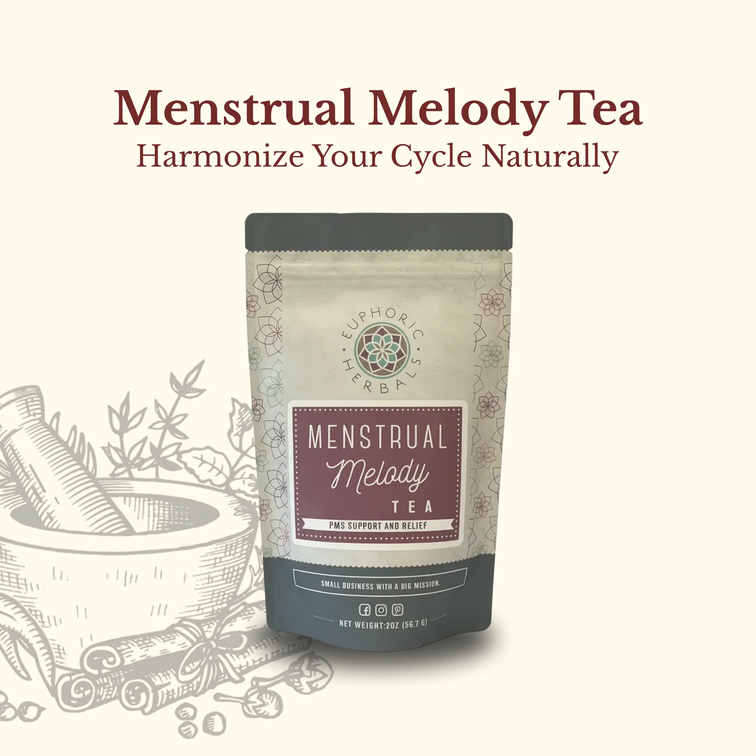 Top-Quality Menstrual Melody Tea Authentic