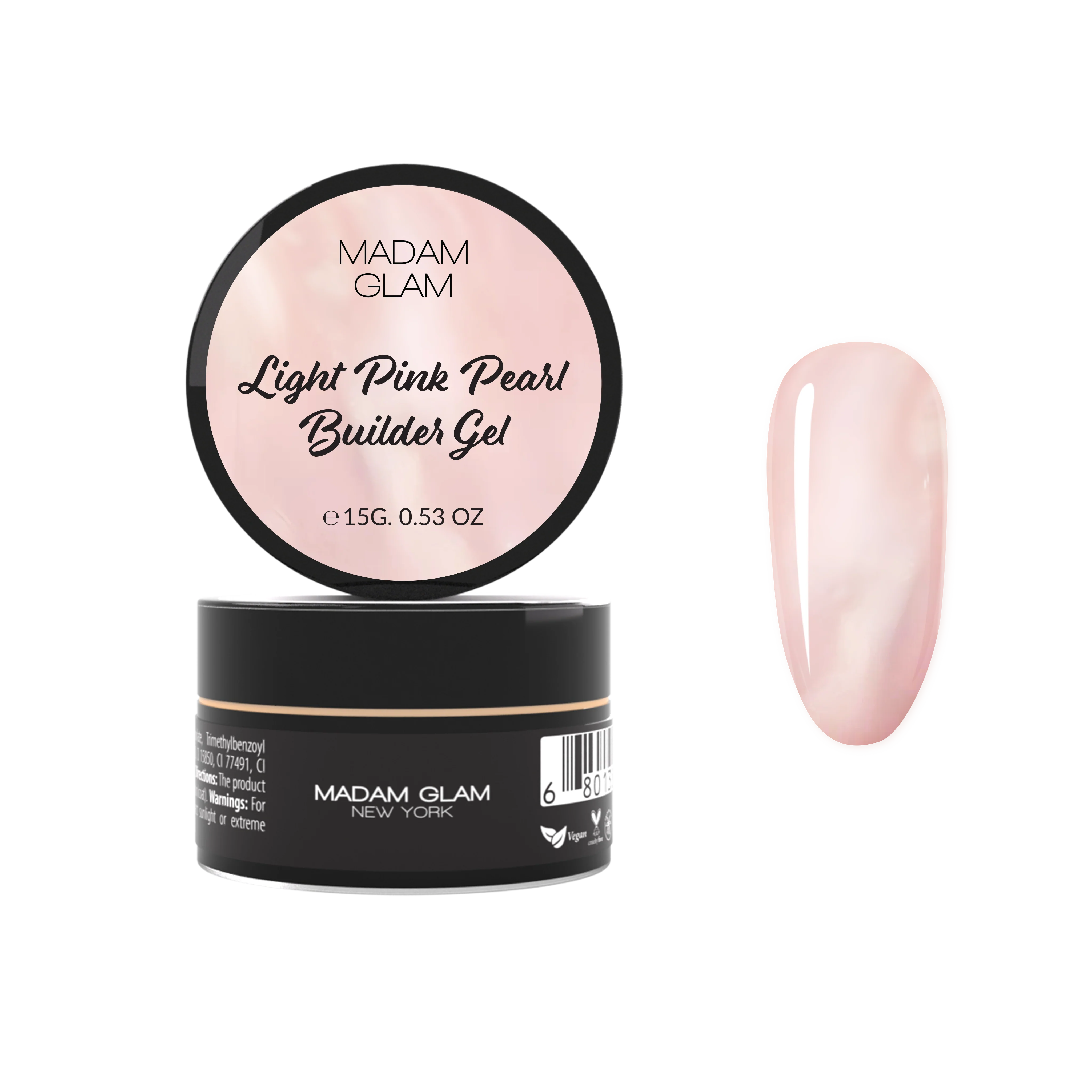 Minimalist Light Pink Pearl Healthy