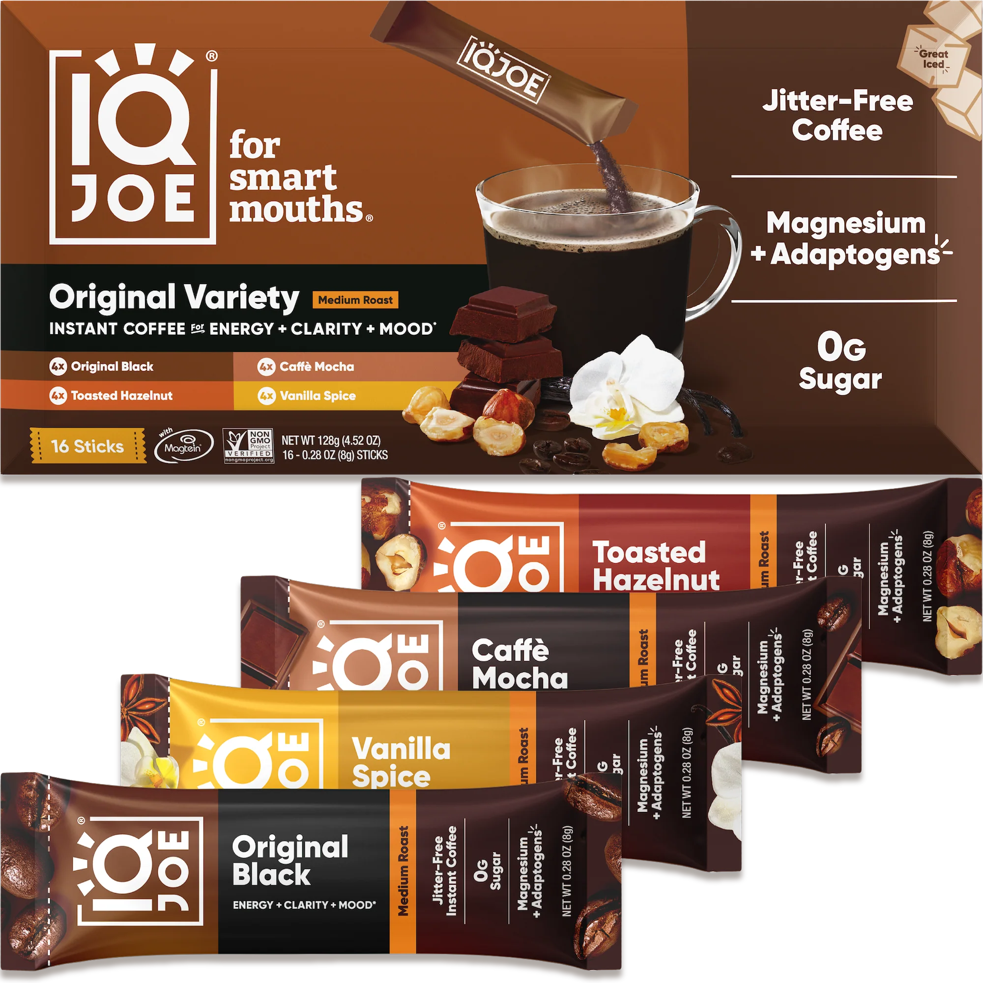 Detailed IQJOE Variety 16 Sticks Authentic