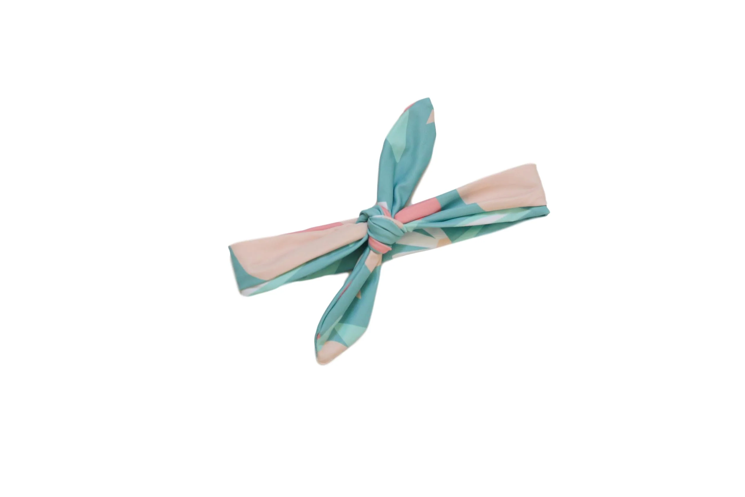 Trendy Peach Print Headwrap Authentic