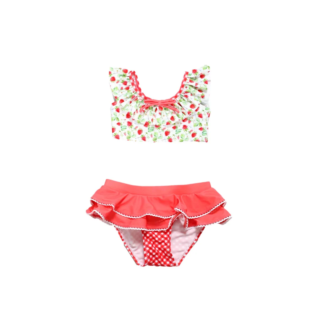 Responsible Strawberry Hill Two Piece Swimsuit Enhanced