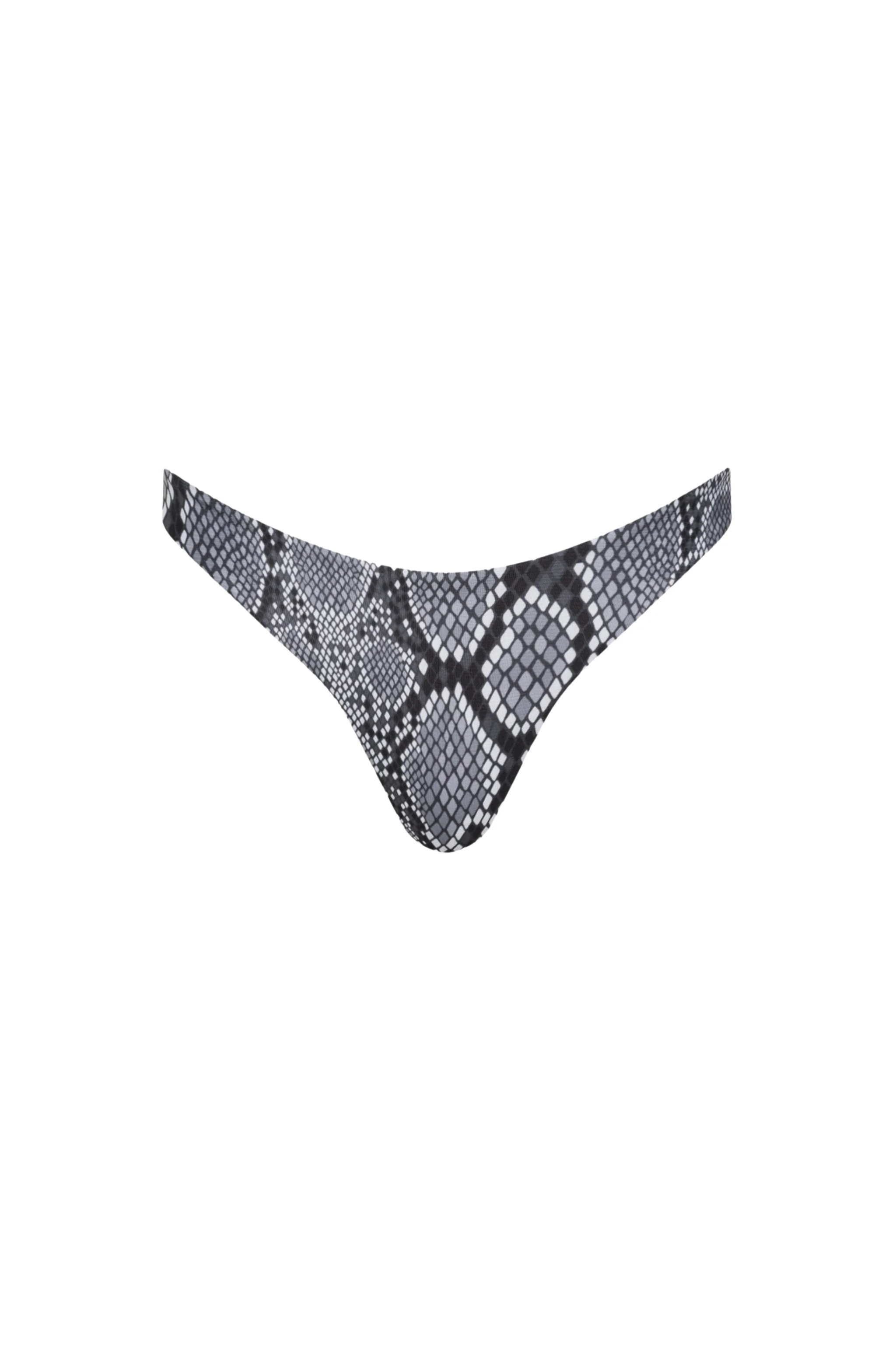 Secure Santorini Seamless Cheeky Bikini Bottom – Snake Efficient