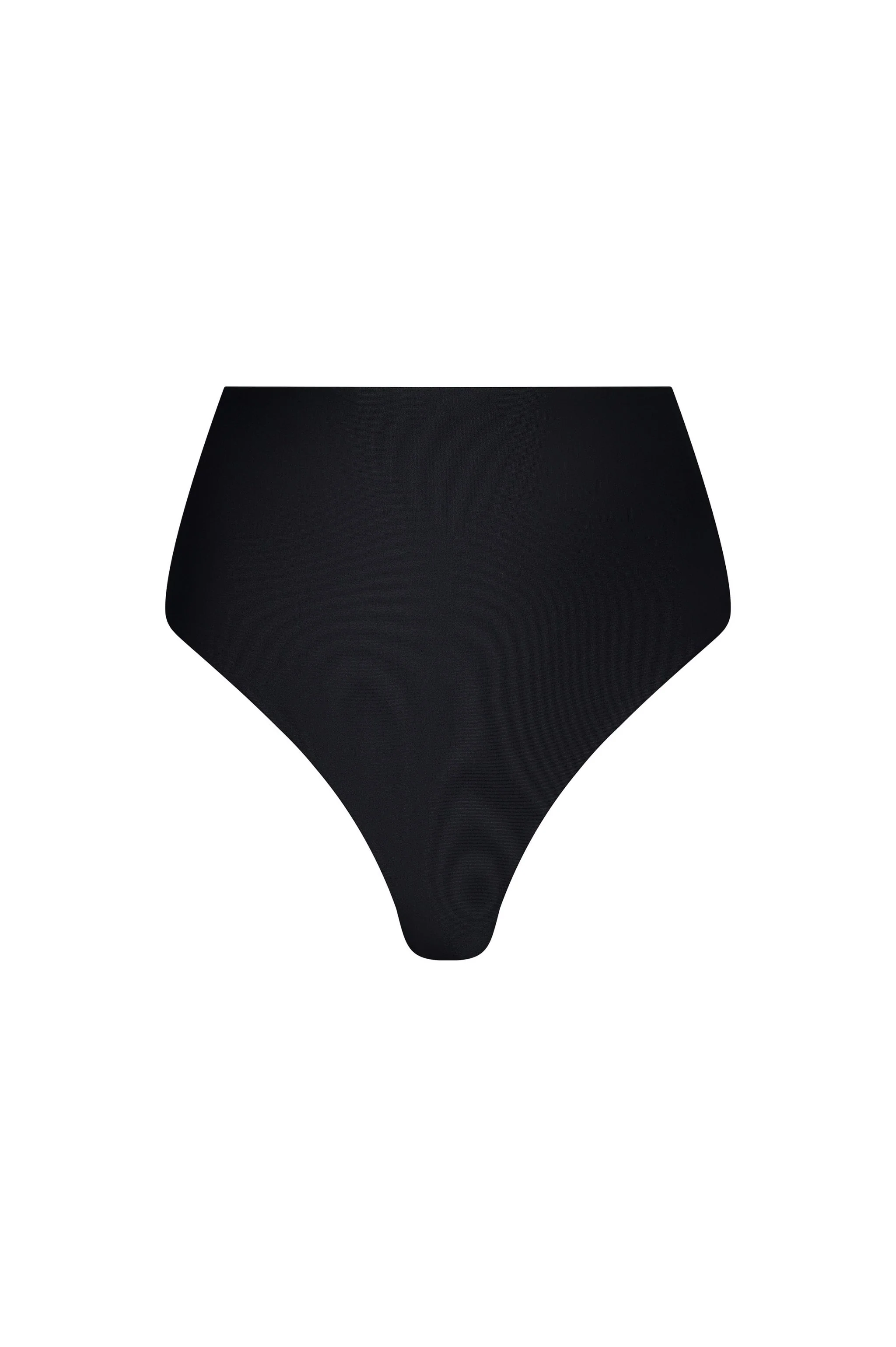 Elite Palermo High Waist Bikini Bottom – Black Detailed