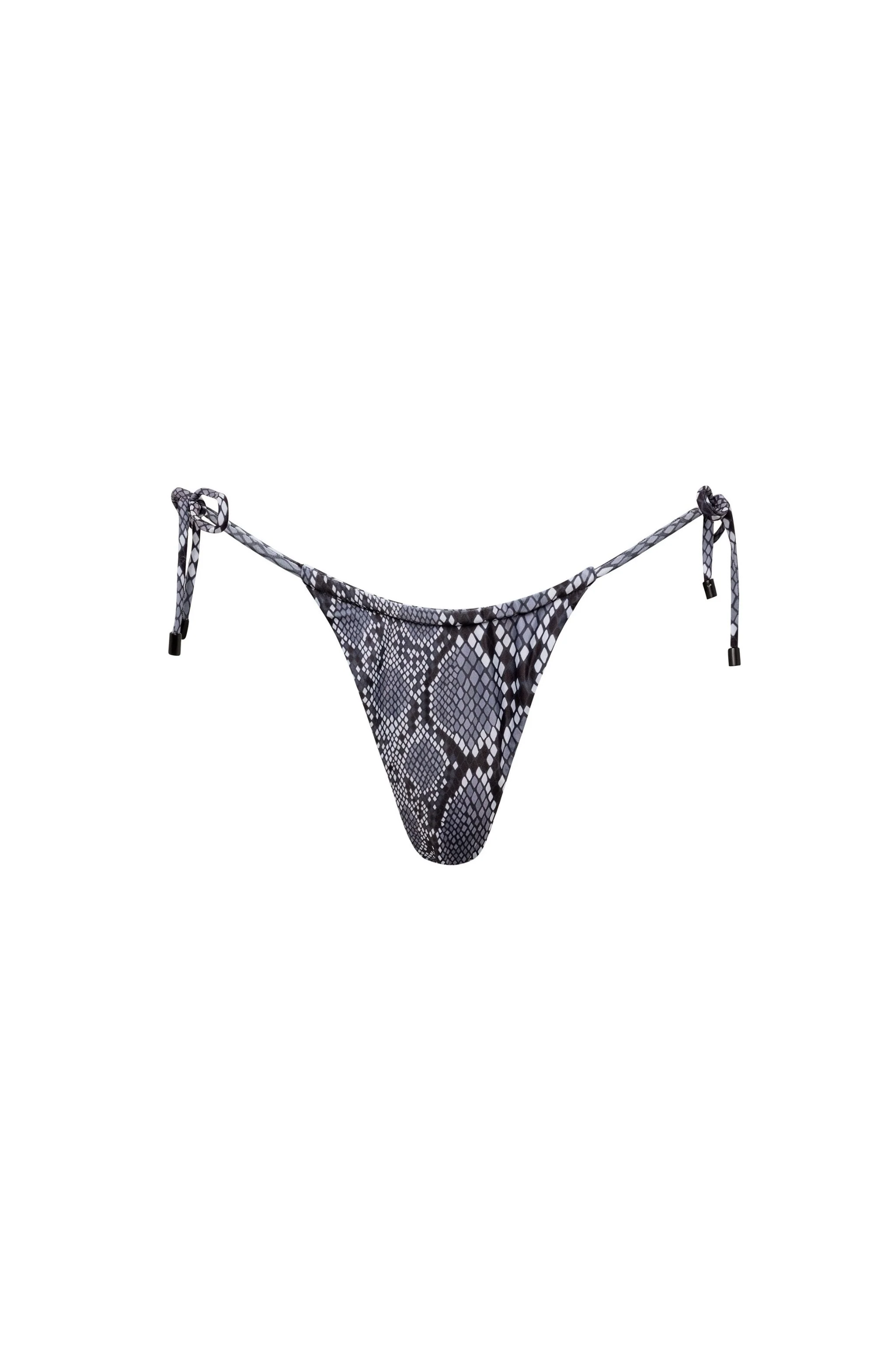 Authentic Waikiki Side Tie Bikini Bottom – Snake High-Grade