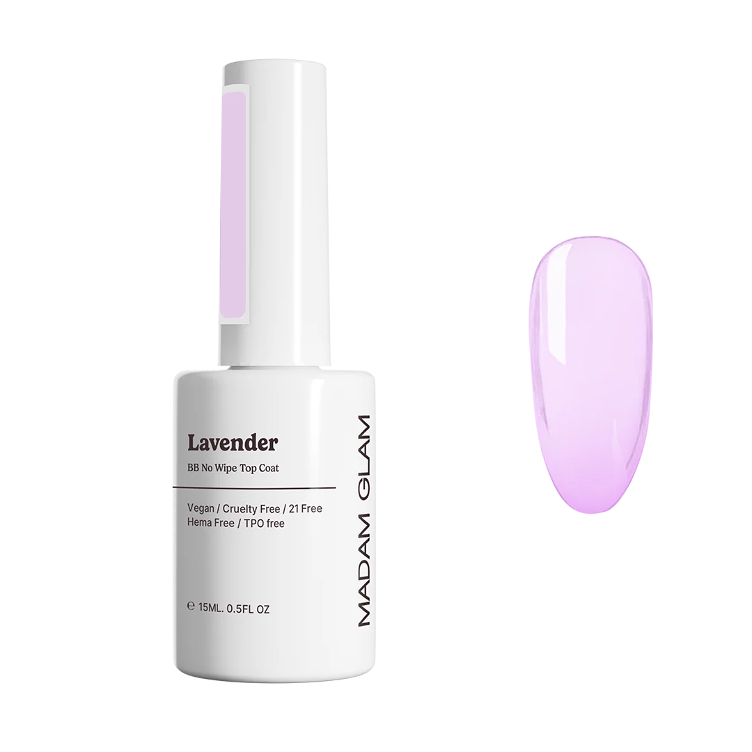 Clean Lavender BB No Wipe Top Coat Elegant